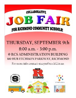 Job Fair  Thursday, September 9 